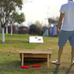 2' x 4' Solid Wood Cornhole Set with Carrying Case