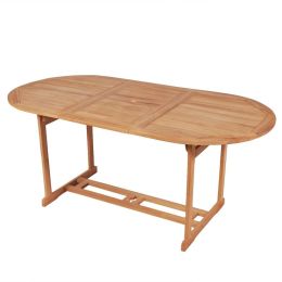 Garden Table 70.8"x35.4"x29.5" Solid Teak Wood