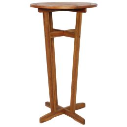 Bar Table 23.6"x41.3" Solid Acacia Wood