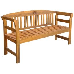 Garden Bench 61.8' Solid Acacia Wood