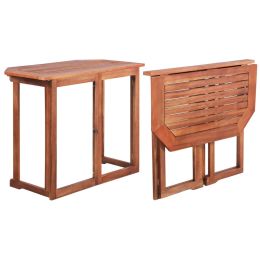 Bistro Table 35.4"x19.7"x29.5" Solid Acacia Wood