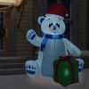 Christmas Inflatable Polar Bear LED Indoor and Outdoor 94.5" (US only)