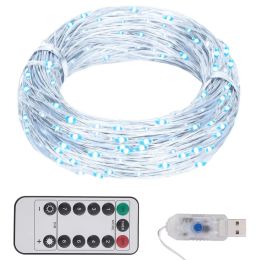 LED String with 150 LEDs Cold White 1197"