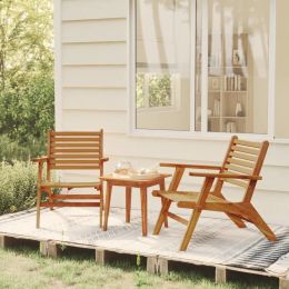 Patio Dining Set Solid Acacia Wood