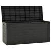 Garden Storage Box Anthracite 45.7"x17.3"x21.7"