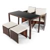 Outdoor Dining Table and Chair Set