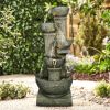 39.3inches Outdoor Garden Water Fountain for Garden Decor