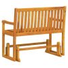 Patio Swing Bench 43.3" Solid Acacia Wood