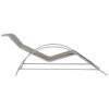 Sunlounger Textilene and Aluminum Taupe