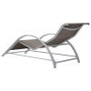 Sunlounger Textilene and Aluminum Taupe