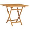 5 Piece Garden Dining Set Solid Teak Wood