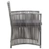 Patio Armchairs with Cushions 2 pcs Anthracite Poly Rattan