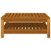 10 Piece Patio Lounge Set with Cushion Solid Acacia Wood