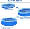 Easy Set Outdoor Inflatable Round Above Ground Kids/Adults Swimming Pool