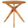 Patio Table 33.5"x33.5"x29.5" Solid Wood Acacia