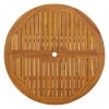 Folding Garden Table 43.3" Solid Acacia Wood