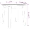 Patio Dining Set Solid Acacia Wood