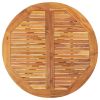 Patio Table 43.3"x43.3"x29.5" Solid Wood Acacia