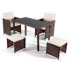 Outdoor Dining Table and Chair Set