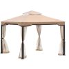 Iron pergola--khaki XH