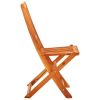 Folding Garden Chairs 4 pcs Solid Eucalyptus Wood