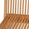 5 Piece Patio Dining Set Solid Teak Wood