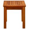 Patio Coffee Table 19.6"x13.7"x14.1" Solid Acacia Wood