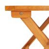 2 Piece Sun Lounger Set with Table Solid Acacia Wood