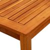 Patio Coffee Table 19.6"x13.7"x14.1" Solid Acacia Wood