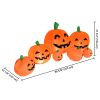 7PCS Halloween Blow up Inflatable Pumpkin Decoration-Lighted for Home Yard Garden Indoor and Outdoor Halloween Decoration Outdoor  YJ