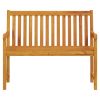 Patio Bench 43.3" Solid Acacia Wood