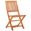 Folding Garden Chairs 4 pcs Solid Eucalyptus Wood