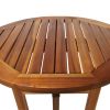 Bar Table 23.6"x41.3" Solid Acacia Wood
