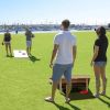 2' x 4' Solid Wood Cornhole Set with Carrying Case