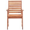 Patio Dining Chairs 8 pcs Solid Acacia Wood