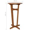 Bar Table 23.6"x41.3" Solid Acacia Wood