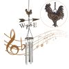 Rooster Wind Chimes for Outside
