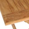 5 Piece Patio Dining Set Solid Teak Wood