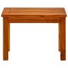 Patio Coffee Table 19.6"x13.7"x14.1" Solid Acacia Wood