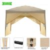 3 x 3m Two Doors & Two Windows Practical Waterproof Right-Angle Folding Tent Khaki