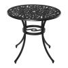 Business Occasions 33" Round Patio Cast Aluminium Bistro Table