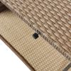 Outdoor Patio Furniture Set 4-Piece Conversation Set Wicker Furniture Sofa Set with Grey Cushions