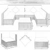 Patio Furniture Set PE Rattan Sectional Garden Furniture Corner Sofa Set (7 Pieces)