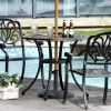 Business Occasions 33" Round Patio Cast Aluminium Bistro Table