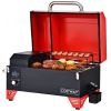 Outdoor Portable Tabletop Pellet Grill and Smoker with Digital Control System for BBQ