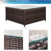 Patio Furniture Set PE Rattan Sectional Garden Furniture Corner Sofa Set (7 Pieces)