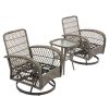 3pcs Outdoor Furniture Modern Wicker set