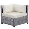 7 Piece Rattan Sectional Seating Group with Cushions, Outdoor Ratten Sofa NEW!